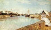 Berthe Morisot The Harbor at Lorient oil painting artist